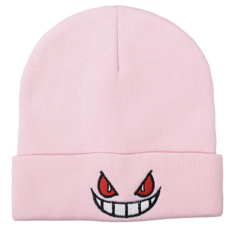 Pokemon Knitted Hat Gengar Warm Cap Plush Hats Anime Cosplay Party Supplies Creative Funny Birthday Gifts Toys