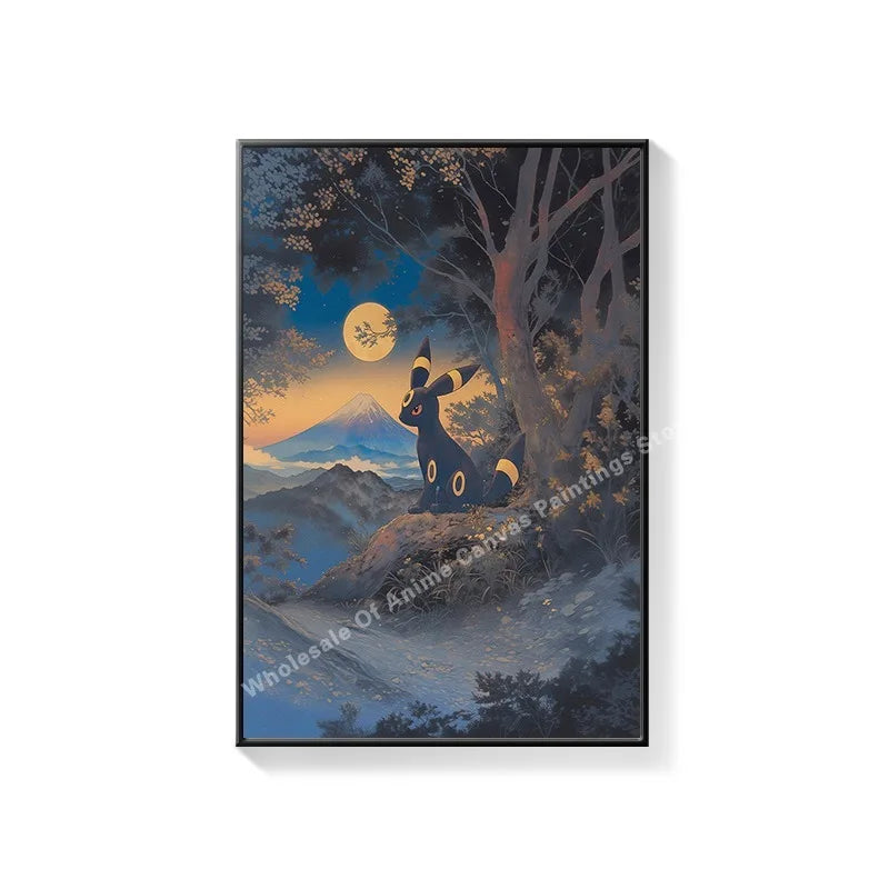 Decorations Pikachu Hanging Paintings Children's Room Cartoon Anime Mural
