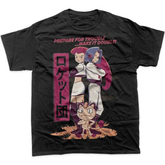 Pokemon TeamRocket T-shirt Pure Cotton