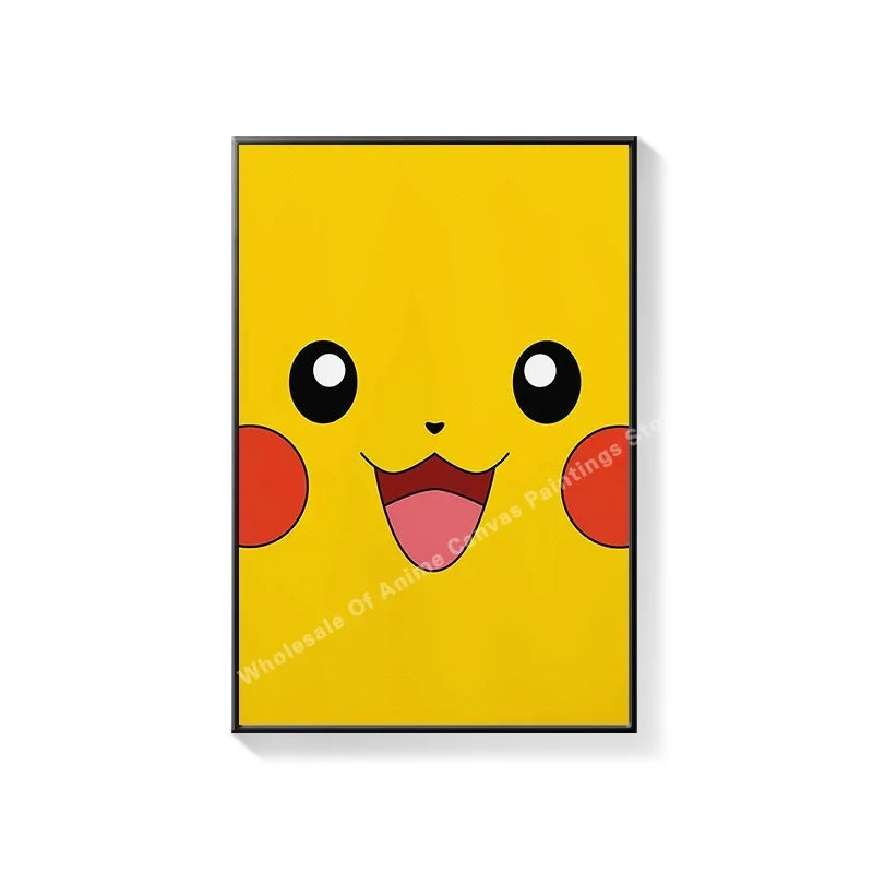 Decorations Pikachu Hanging Paintings Children's Room Cartoon Anime Mural