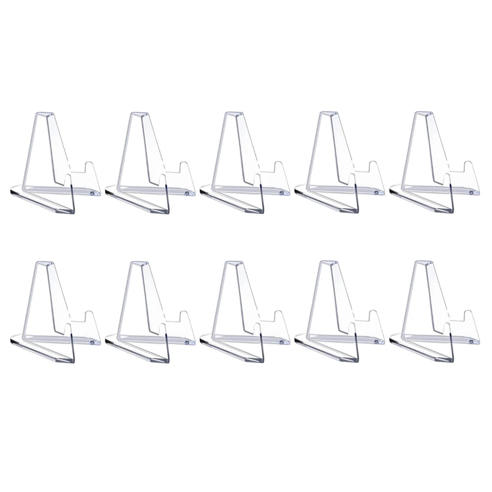 1-10Pcs Card Display Stand Acrylic Easel Card Display Sports Card Holder Coin Display Stand Holders Trading Trading Card Stand