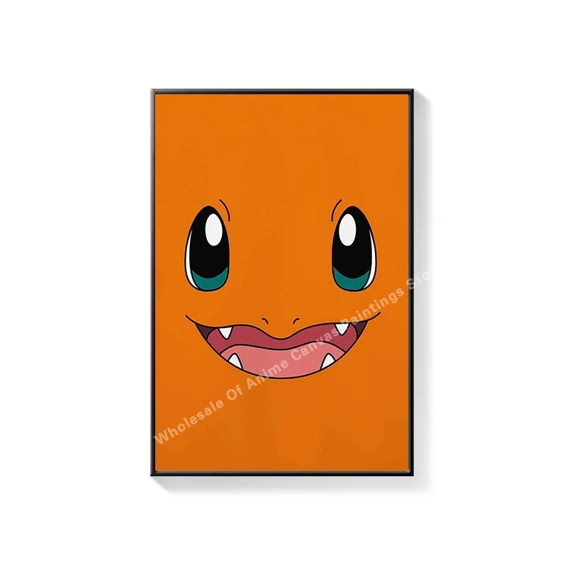 Pikachu anime mural for children's room