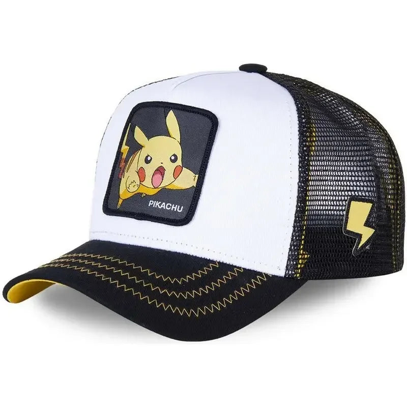 Pokemon Embroidery Hat Pikachu Boys Girls Baseball Cap Summer Sunhat Parent-child Gengar Squirtle Outdoor Sport Shade Caps Gifts