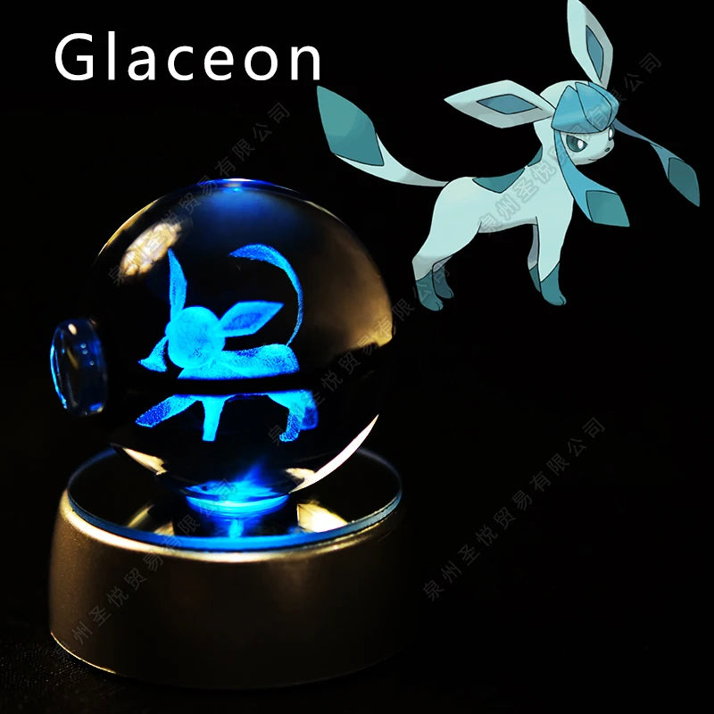 3D Pokemon crystal ball night light