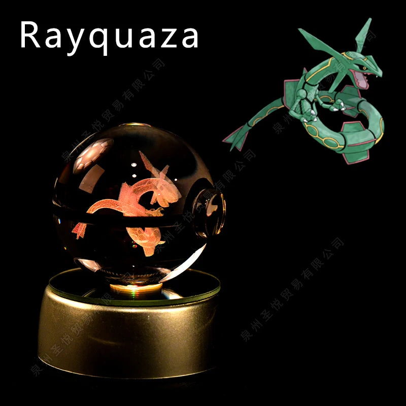3D Pokemon crystal ball night light