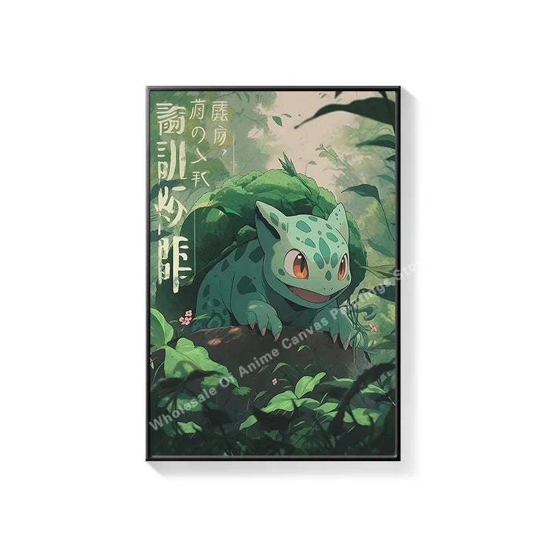 Decorations Pikachu Hanging Paintings Children's Room Cartoon Anime Mural