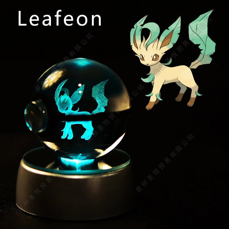 3D Pokemon crystal ball night light