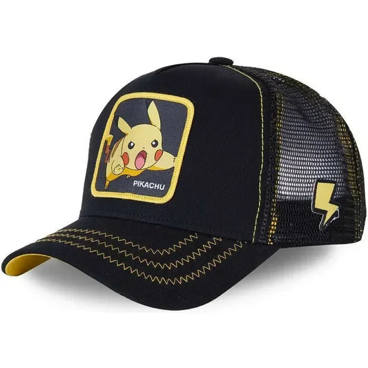 Pokemon Embroidery Hat Pikachu Boys Girls Baseball Cap Summer Sunhat Parent-child Gengar Squirtle Outdoor Sport Shade Caps Gifts