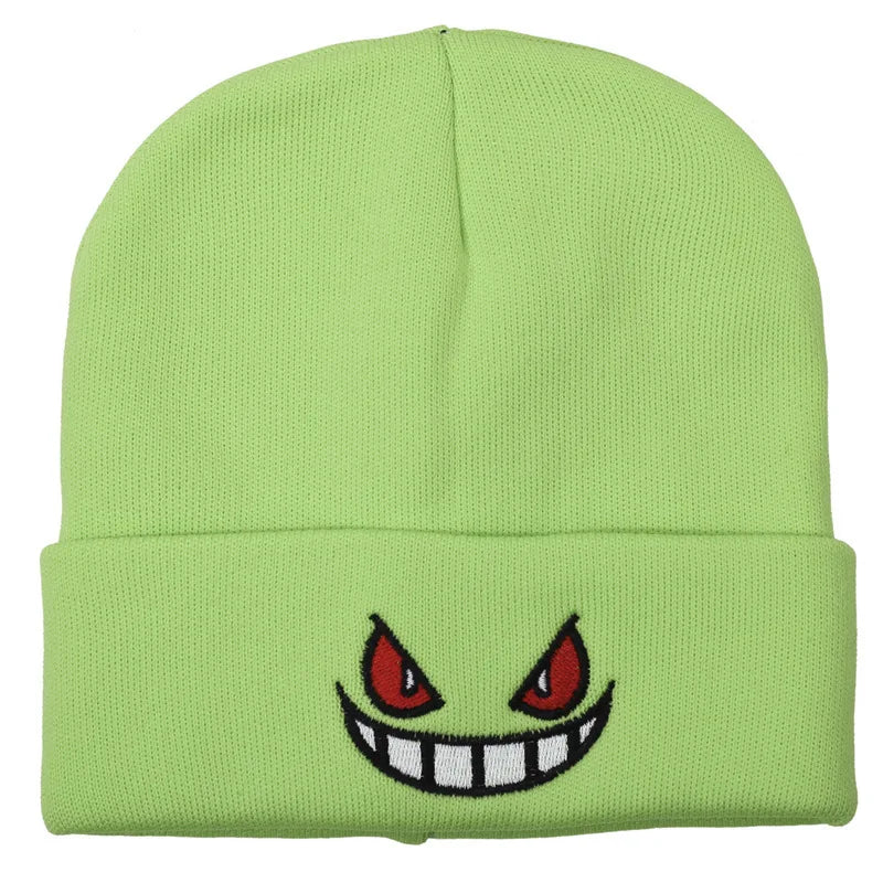 Pokemon Knitted Hat Gengar Warm Cap Plush Hats Anime Cosplay Party Supplies Creative Funny Birthday Gifts Toys