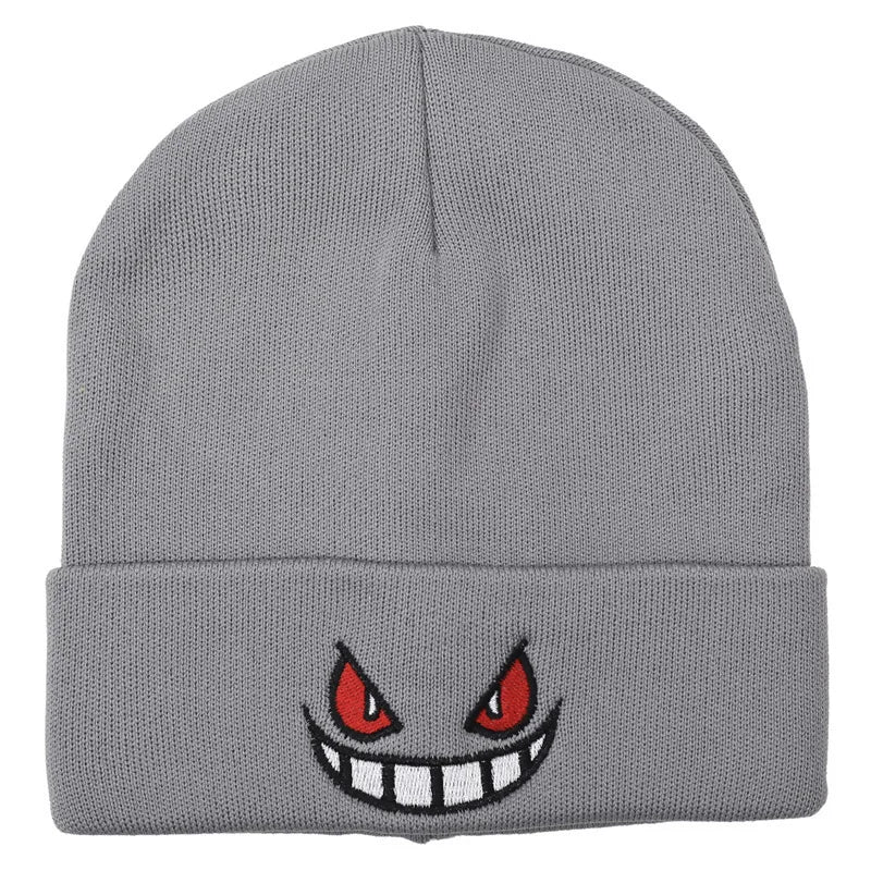 Pokemon Knitted Hat Gengar Warm Cap Plush Hats Anime Cosplay Party Supplies Creative Funny Birthday Gifts Toys
