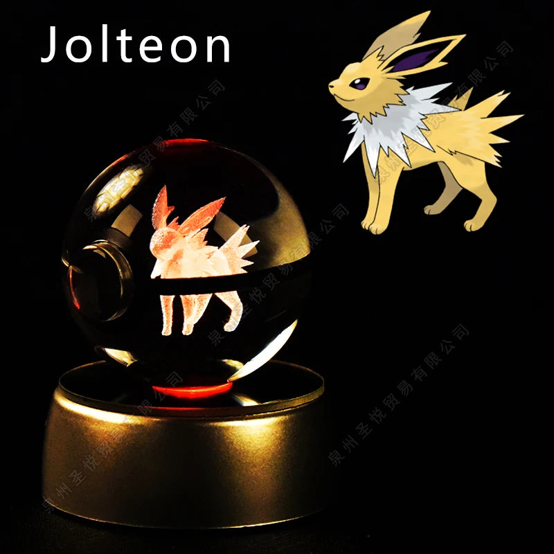 3D Pokemon crystal ball night light