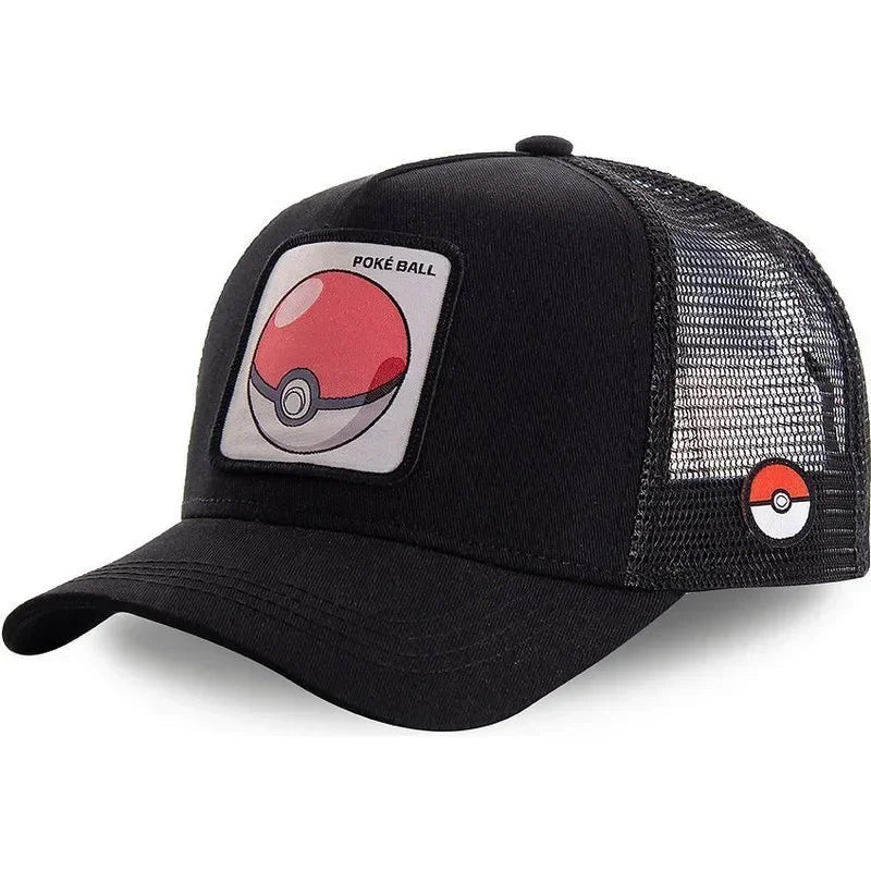 Pokemon Embroidery Hat Pikachu Boys Girls Baseball Cap Summer Sunhat Parent-child Gengar Squirtle Outdoor Sport Shade Caps Gifts